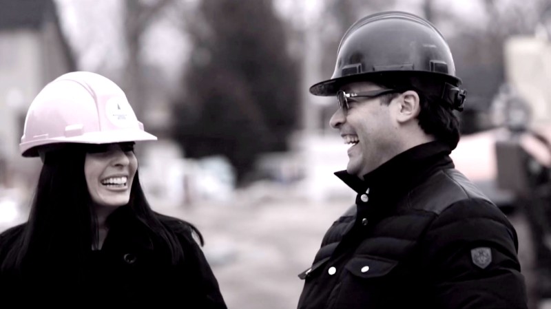 Michael and Tara laughing